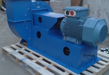 a blue and white machine with a blue and white machine