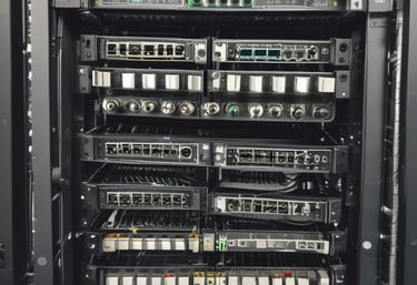 A residential building with a sloping red roof and multiple chimneys is located at the corner of a street. The building has white walls, several windows, and a gated entrance. In the foreground, a paved road runs parallel to the building. On the left side, there is a tall utility pole with hanging wires. To the side of the building, a wooden fence and some trees are visible, suggesting a suburban or semi-rural setting.