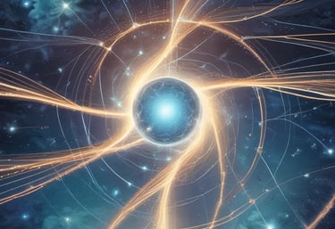 A small wooden structure with a shingled roof displays a large banner advertising psychic readings with elements like a hand, moons, and stars. To the left, a sign denotes reserved parking for a 'mystical journey' alongside a potted plant with orange flowers and a red bow on the wall.