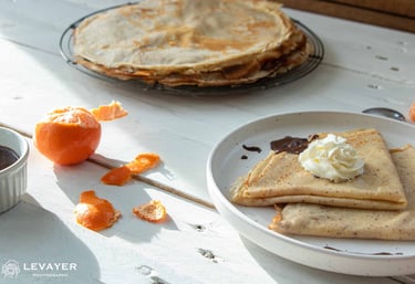 crêpes chocolat mandarines
