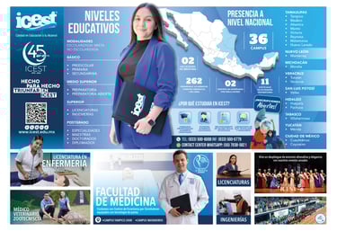 Doble plana/ Revista TOP 200 mejores universidades/ ICEST