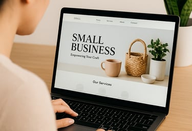 Présentez votre activité avec plusieurs pages dédiées : accueil, services, contact, à propos, etc. C