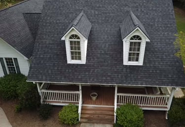 completed roof by redeemed roofing