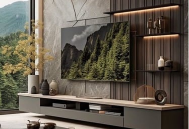 Beautiful modern interior representing successful Austin home remodeling