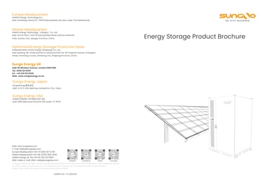 SUNGO Energy Storage Brochure P1 UK