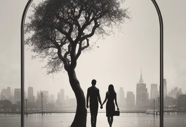 An uplifting image of people signing documents at a table, symbolizing commitment and partnership.