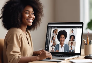 A close-up of beautifully styled locs in a natural setting.