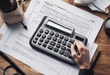 A professional financial advisor reviewing investment strategies with clients in a modern office.