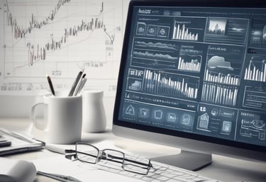 A visual representation of market research data and analytics.