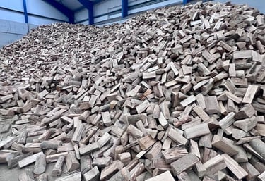 Kiln dried hardwood logs