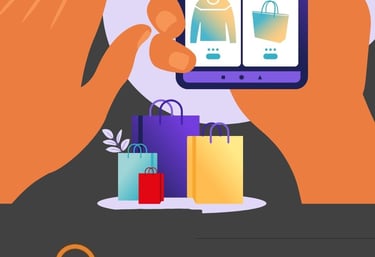 a person holding a phone with an image of a person holding a phone