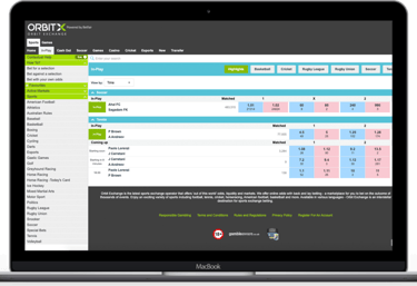 betting account Orbitx