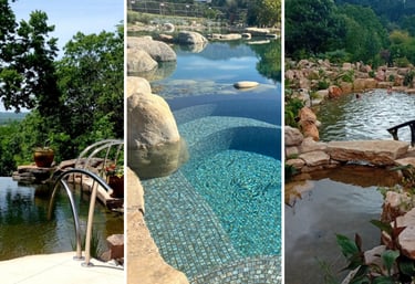 Three natural pool styles: traditional, hybrid & naturalistic design types | Aqua Vitae showcase