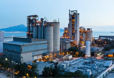 Coastal industrial park with automated infrastructure and asset monitoring systems powered by DeviceOps