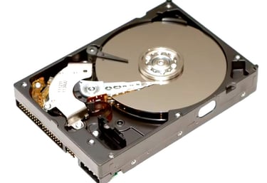Hard Disk Drive opened up view