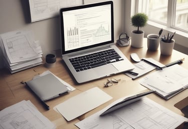 Labor technician analyzing material samples under a microscope.