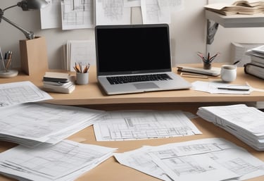 Labor technician analyzing material samples under a microscope.