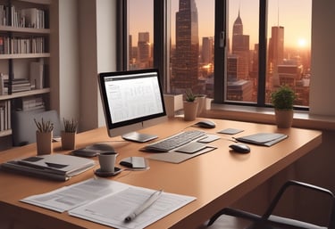Labor technician analyzing material samples under a microscope.
