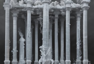 beige and white skeleton