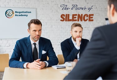 The Power of Silence in Negotiation