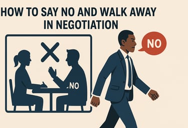 Saying No in Negotiation