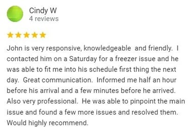Review from customer