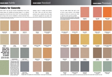 a sample of the color scheme for a color scheme