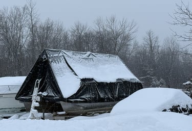 Winter cover in action
