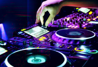 Rip-it Encore playing providing the DJ music at a wedding in France