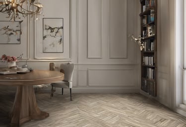 black dining set near white wall