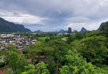 thailand phang nga town viewpoint