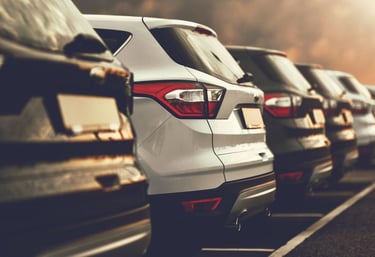 Veículos zero km ainda não emplacados.