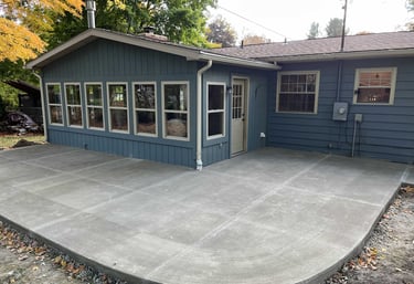 Concrete Patio in Davison, Michigan