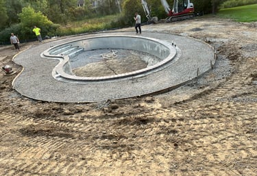Prep Pool Patio for Concrete