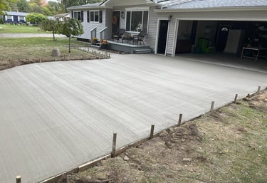 Concrete Driveway in Burton, Michigan