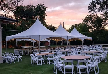 Event tents, chairs, tables, el paso diamond events