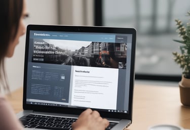 a woman sitting at a table with a cup of coffee