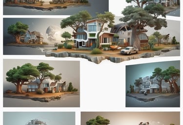 A web browser window displaying a website homepage with text promoting easy marketplace creation using Airtable without coding. The design includes a dark background, bright accent colors, and a gradient border. There is a navigation menu with options like Product, Use Cases, Explore, and others. A call-to-action button labeled 'Start for free' is featured prominently.