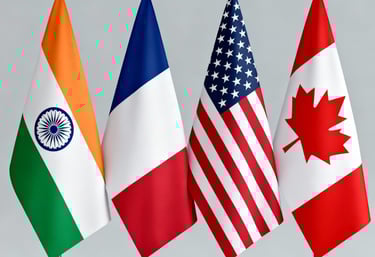 Pooja Sharma has studied in India, France, USA and Canada!