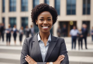 A diverse team of professionals discussing project plans around a conference table.