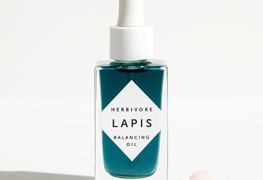 Herbivore Lapis Balancing Oil with blue tansy, natural facial oil for clear skin