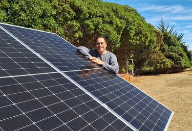 Paneles a piso en Algarrobo 3,3kW 