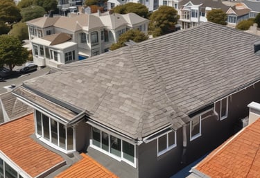 A detailed roof inspection report being reviewed.