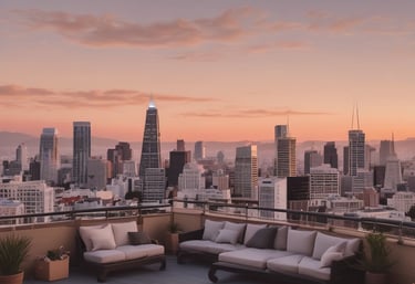 A professional inspecting a residential roof in San Francisco.