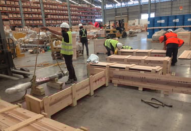 samudra biru mandiri, packing, palet plastik, palet kayu, box kayu, logistik