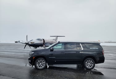 Premium full-size SUV private airport shuttle service