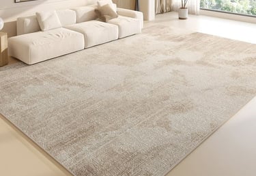 Clean, bright living room carpet after professional residential carpet cleaning Denver, CO