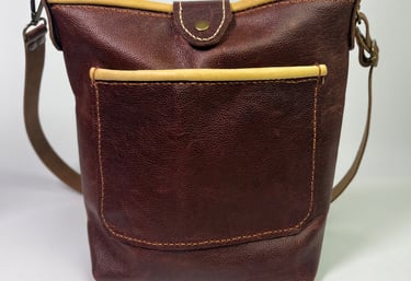 leather handmade tote purse artisan
