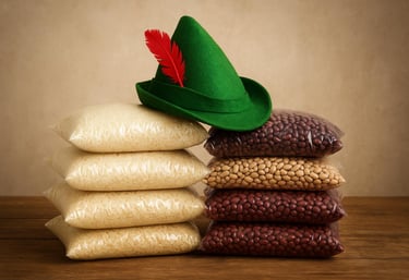 Doações para evento Brincando de Robin Hood