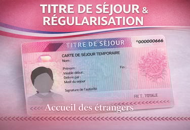 Constitution d’un dossier de titre de séjour et régularisation administrative avec un avocat en droi
